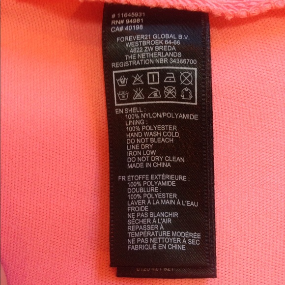 Forever 21 coral strapless lace dress - Picture 6 of 6